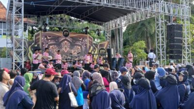 Tampil Percaya Diri, Narapidana Lapas Pamekasan Lewat Nato Band dan Musik Daul Hibur 5.000 Warga Pamekasan