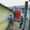 Brimob Polda Sumut Tuntaskan Sumur Bor dan Distribusi Air Bersih bagi Warga Hutabalang Pascabencana