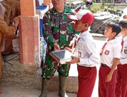 Babinsa Koramil 03/Pegasing Dampingi Program Makan Bergizi Gratis di SDN 01 Bies