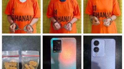 Polres Binjai Ciduk Jaringan IRT Saat Jualan Narkoba Di Tandem Hilir