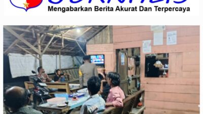 Patroli Dialogis Polsek Syamtalira Bayu Saweu Keude Kupi, Sapa Warga Cegah Guantibmas