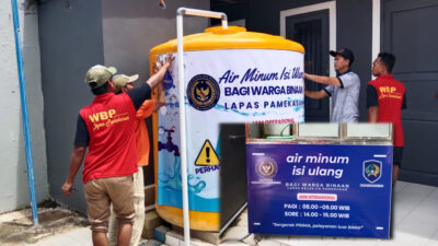 Wujud Pelayanan Prima, Lapas Pamekasan Hadirkan Air Minum Bersih Gratis untuk Warga Binaan