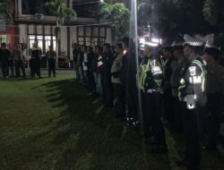Polres Bitung Tingkatkan Patroli Malam Akhir Pekan Lewat Apel Gabungan KRYD