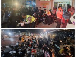 22 Unit Knalpot Brong Diamankan Polres Samosir, Razia Digelar Hingga Minggu Dini Hari