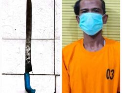Ancam Korbannya Pakai Parang Panjang, Akhirnya Pelaku Di Tangkap Polres Binjai