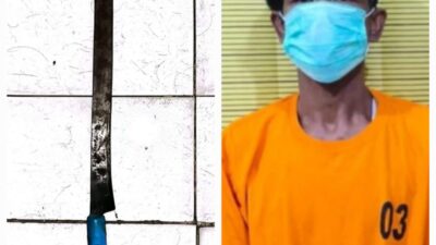 Ancam Korbannya Pakai Parang Panjang, Akhirnya Pelaku Di Tangkap Polres Binjai