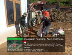 Danramil Pegasing: Gotong Royong TNI–Masyarakat Cegah Dampak Bencana