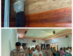 Brimob Hadir Menyeluruh di Batang Toru: Dari Dapur Lapangan, Cat Huntara, hingga Ibadah Bersama Warga