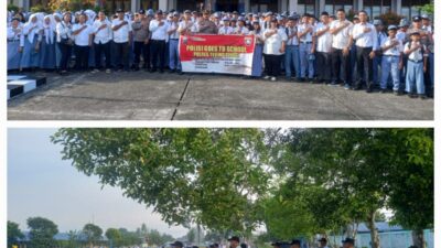 Kasat Binmas Polres Tebing Tinggi Pimpin Program Police Goes to School di Perguruan Yapim