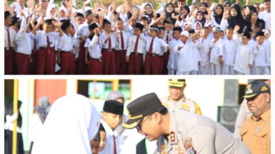 Kapolres Langkat Pimpin Upacara di Yayasan Al-Ihsan, Tekankan Disiplin, Anti Bullying, dan Kepedulian Sosial