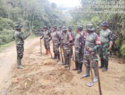Satgas Bencal Laksanakan Apel Kerja Penanganan Tanah Longsor di Desa Lelumu