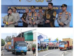 Polri Lepas 22 Kontainer Bantuan Kemanusiaan untuk Korban Bencana di Sumatera