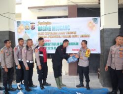 Sambut Ramadhan, Kapolres Aceh Tengah dan Bhayangkari salurkan Daging Meugang untuk Personel, Warakauri, dan Insan Pers