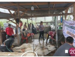 Sambut Ramadan, Mahasiswa STIK-PTIK Angkatan 83 Hidupkan Tradisi Meugang di Bener Meriah