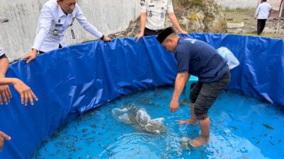 Semangat Ramadhan Rutan Bener Meriah Tebar 5.000 Bibit Ikan Lele di Kolam SAE, Dukung Ketahanan Pangan