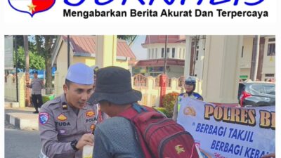 Polres Binjai Berbagi Takjil di Bulan Suci Ramadhan 1447 Hijriah