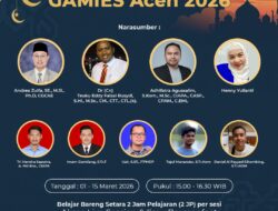 GAMIES Aceh Gelar Festival Ramadhan Webinar Series 2026, Hadirkan 9 Pemateri dari Berbagai Daerah