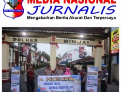 Personil Polres Binjai Bersama Bhayangkari Berbagi Takjil di Bulan Suci Ramadhan 1447 Hijriah