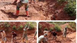 Satgas Gulbencal Kodim 0106/Aceh Tengah Tuntaskan Pembersihan Jalan Longsor di Desa Lelumu