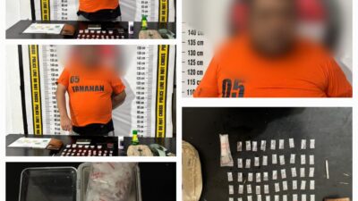 Tengah Malam Digerebek di Kos Polres Simalungun Ciduk Bandar Sabu dengan 54 Plastik Klip Siap Edar