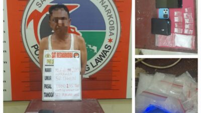 Sering Transaksi dan Konsumsi Narkoba Didalam Rumah, seorang Pengedar Sabu di Barumun Diringkus Polisi