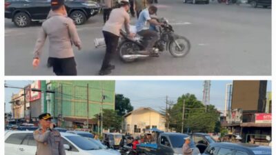 Sigap Dan Humanis Kapolres Binjai Bantu Dorong Betor Mogok