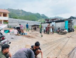 Bakti TNI – Gotong Royong Babinsa Koramil 03/Pegasing Bersama Warga Desa Bies Penantanan