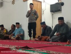 Safari Ramadan, Kapolsek Bebesen Ajak Orang Tua Tingkatkan Kepedulian Anak Cegah Pergaulan Negatif dan Balap Liar