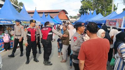 Patroli Bersama Polres Aceh Tengah dan Brimob Hadir di Pusat Keramaian, Ciptakan Rasa Aman di Bulan Ramadan