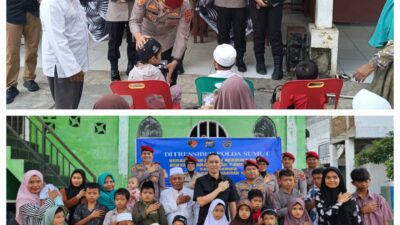 Ramadhan Penuh Kepedulian, Ditressiber Polda Sumut Berbagi Kebahagiaan dengan Anak Panti di Patumbak