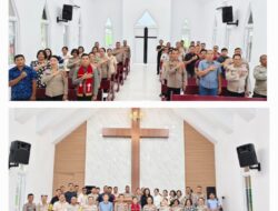 Polres Binjai Laksanakan Binrohtal Kristen, Wujudkan Personel Beriman dan Berintegritas