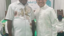 Ketua Umum DPP PKB Abdul Muhaimin Iskandar Bersama Ketua DPW PKB Papua pegunungan Asis Lani saat buka puasa bersama di Jakarta