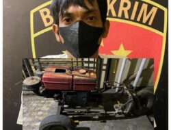 Polres Binjai Tangkap Residivis Kasus Pencurian Mesin Genset