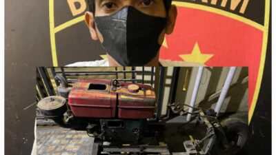 Polres Binjai Tangkap Residivis Kasus Pencurian Mesin Genset