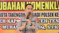 Kapolres Aceh Tengah Resmikan Perubahan Nomenklatur Polsek Kota Takengon Menjadi Polsek Kebayakan