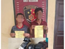 Polsek Tanjung Morawa Berhasil Amankan Dua Pelaku Pencurian Sepeda Motor