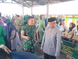 Bazar Murah Kodim 0119/ BM Dipadati Pengunjung Di kecamatan Wih Pesam