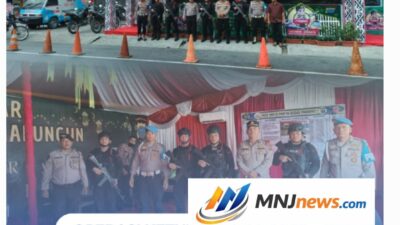 Operasi Ketupat Toba 2026: Brimob Sumut Siaga Amankan Aktivitas Masyarakat di Parapat