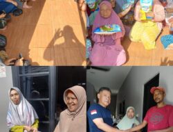 Berbagi Berkah Ramadan, Ketua RW 003 Batu Sari Santuni 95 Ibu-Ibu Kurang Mampu