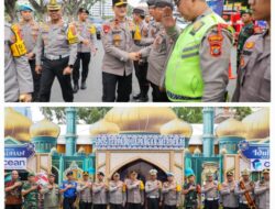 Wakapolda Sumut Cek Pos Terpadu Operasi Ketupat Toba 2026 di Lapangan Merdeka Medan