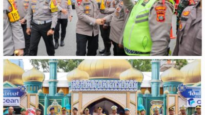 Wakapolda Sumut Cek Pos Terpadu Operasi Ketupat Toba 2026 di Lapangan Merdeka Medan