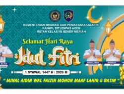 KEMENTERIAN IMIGRASI DAN PEMASYARAKATANKANWIL DITJENPAS ACEHRUTAN KELAS IIB BENER MERIAH