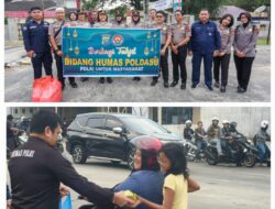 Semangat Ramadhan, Bid Humas Polda Sumut Turun ke Jalan Berbagi Takjil untuk Masyarakat