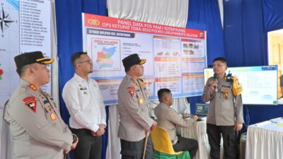 Kapolda Sumut Cek Arus Mudik di Labusel, Pantauan Real Time Andalkan Google Maps dan CCTV