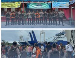 Jaga Gerbang Laut Nias, Brimob Sumut Intensifkan Patroli Arus Mudik di Pelabuhan Gunungsitoli