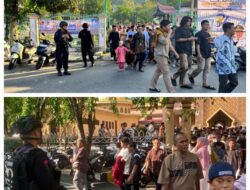 Brimob Sumut Hadirkan Rasa Aman, Pengamanan Sholat Idul Fitri di Gunungsitoli Berjalan Kondusif