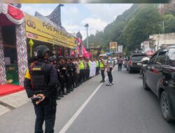 Brimob Sumut Siaga di Parapat, Pastikan Wisatawan Aman Saat Ops Ketupat Toba 2026