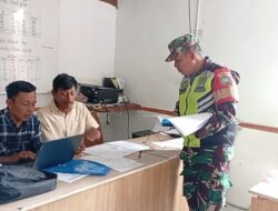 Babinsa Koramil 03/Pegasing Laksanakan Komsos Bersama Aparatur Desa di Arul Latong