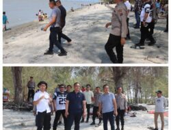 Kapolres Batubara pimpin monitoring langsung Pantai Sujono jelang Lebaran, fokus keamanan dan keselamatan wisatawan