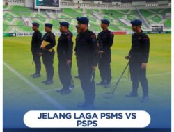 Jelang Laga PSMS vs PSPS, Tim Gegana Brimob Sterilisasi Stadion Utama Sumatera Utara